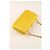 Prada Clutch da sera in raso e strass giallo - vista 6