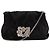 Roger Vivier Clutch in raso nero
