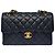 Borsa CHANEL Timeless/Classique in Pelle Blu Navy - 103529 - vista 3