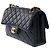 Borsa CHANEL Timeless/Classique in Pelle Blu Navy - 103529 - vista 4