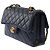 Borsa CHANEL Timeless/Classique in Pelle Blu Navy - 103529 - vista 5
