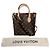 Borsa a Mano Louis Vuitton Monogram Sac Plat BB Marrone