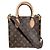 Borsa a Mano Louis Vuitton Monogram Sac Plat BB Marrone - vista 3