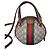 Gucci Mini borsa rotonda Ophidia GG Small Marrone Monogramma