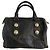 Borsa Gucci in pelle nera con rilievi Nero