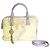 Gianni Versace Vanitas Borsa Boston Sirena - Pelle Lilla Porpora Verde chiaro - vista 7
