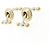Gemelli Tiffany & Co. in argento e oro giallo - vista 2