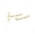 Orecchini a lobo Chanel AB8208 Oro e Bianco D'oro - vista 3