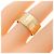 Anello Icon Band Gucci in oro giallo 18K - vista 4