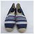 Michael Kors Blaue Canvas Espadrilles mit Logo Mehrfarben - Ansicht 3