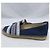 Michael Kors Blaue Canvas Espadrilles mit Logo Mehrfarben - Ansicht 4