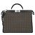 Borsa Fendi Peekaboo I See You Medium Nero Sabbia