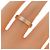 Anello Mini Love di Cartier in oro rosa 18K - vista 4