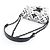 Borsa a Spalla Louis Vuitton Twist MM Nero Bianco - vista 4