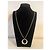 Collana DOLCE & GABBANA “Clue” con pendente bianco placcato oro D'oro - vista 2