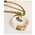 Collana DOLCE & GABBANA “Clue” con pendente bianco placcato oro D'oro - vista 9