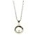 Chopard Happy Diamonds Round Anhänger aus 18K Weißgold mit 1 Floating Diamond Silber - Ansicht 2