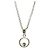 Chopard Happy Diamonds Round Anhänger aus 18K Weißgold mit 1 Floating Diamond Silber - Ansicht 3