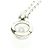 Chopard Happy Diamonds Round Anhänger aus 18K Weißgold mit 1 Floating Diamond Silber - Ansicht 7