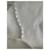 Autre Marque Musier White Ribbed Tank Top with Pearl Straps  - view 10