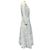 Adam Lippes Cassie Midi-Kleid aus weißer Baumwolle mit buntem Blumenmuster - Ansicht 2