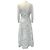Adam Lippes Cassie Midi-Kleid aus weißer Baumwolle mit buntem Blumenmuster - Ansicht 3