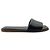 Sandali slide Brunello Cucinelli in pelle nera con Monili Nero - vista 2