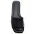 Sandali slide Brunello Cucinelli in pelle nera con Monili Nero - vista 4