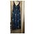 Autre Marque Vestido largo Batida estampado paisley azul Blanco Púrpura Azul oscuro - vista 6
