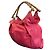Bamboo Borsa Gucci in pelle rosa con manico in bambù marrone - vista 2