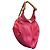 Bamboo Borsa Gucci in pelle rosa con manico in bambù marrone - vista 3