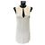 Abito in pelle beige e nero Gucci con logo G argentato