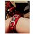 Iconico bracciale  DOLCE & GABBANA in pelle rossa effetto rettile con cinturino - vista 11