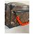 Louis Vuitton Mini Soft Trunk M44480 Monogram Canvas Catena Arancione SS19 Marrone Monogramma - vista 3