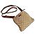 Borsa a tracolla Gucci Monogram GG Supreme Marrone Beige