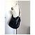 Bolsa de ombro Gucci couro preto monograma GG - vista 12