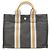 Hermès Borsa Hermes Fourre-Tout MM Tote PM Marrone Bianco Arancione