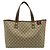 Borsa Tote Gucci GG Supreme Sherry Line Marrone Beige - vista 2