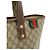 Borsa Tote Gucci GG Supreme Sherry Line Marrone Beige - vista 9