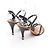 Timeless Sandali Chanel Coco Mark in pelle vernice Nero - vista 2