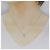 Autre Marque Collana con diamante K14WG Argento - vista 6