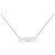Tiffany & Co. Horizontaler Diamantbar Au750 Weißgold Halskette