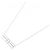 Tiffany & Co. Horizontaler Diamantbar Au750 Weißgold Halskette - Ansicht 2