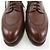 Autre Marque J.M.WESTON 598 Scarpe eleganti in pelle Half Hunt Marrone - vista 7