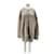 Autre Marque Wollpullover mit Blumenknöpfen Beige  - Ansicht 1