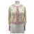 Autre Marque Cardigan in Creme und Rosa Weiß