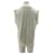 Autre Marque Ärmelloser Pullover creme und grün Weiß  - Ansicht 2