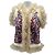 Antik Batik Shearling Jacke Weiß Wolle S