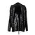 Céline Giacca nera con paillettes Nero - vista 2