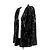 Céline Giacca nera con paillettes Nero - vista 3
